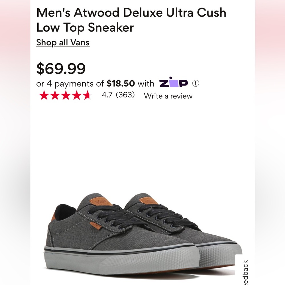 Vans Atwood Low Top Sneakers
